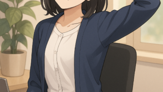 首の重さや目の疲れ、姿勢が影響しているかも？