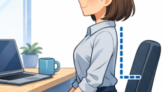 姿勢が崩れる春の新生活、首や肩が重くなっていませんか？